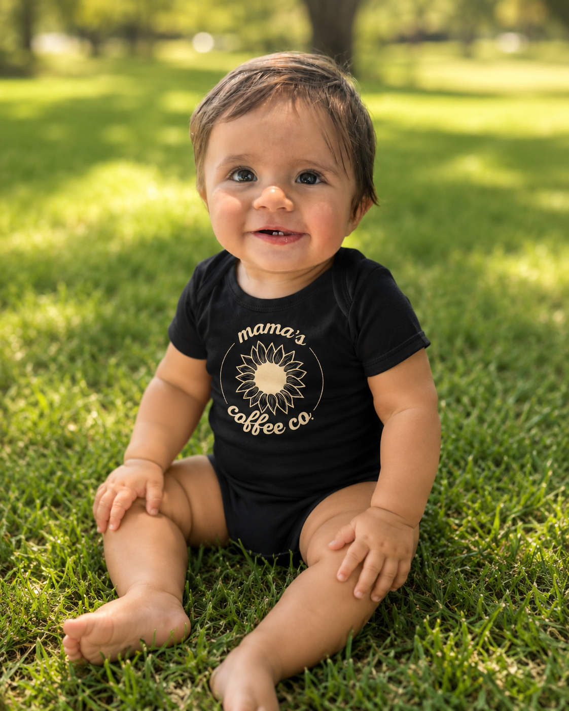 Mama's Coffee Co. Baby Onesie